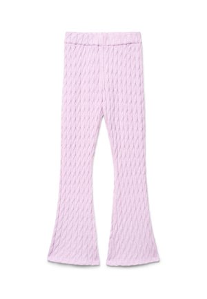 Terranova, PANTALONE LUNGO TINTA UNITA - Pantaloni - lilla melange