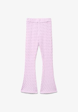 Terranova, PANTALONE LUNGO TINTA UNITA - Pantaloni - lilla melange