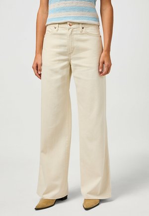 Wide Leg - white denim