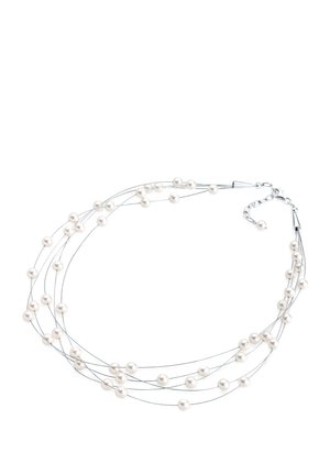 MULTI CHAIN PEARLS - Halskette - weiß