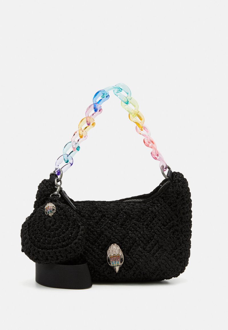 Kurt Geiger London CROCHET CROSSBODY SET - Sac bandoulière - black/noir