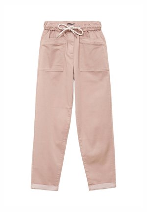 Breal, FLOCKIGE MIT KORDELZUG - Pantalon classique - taupe