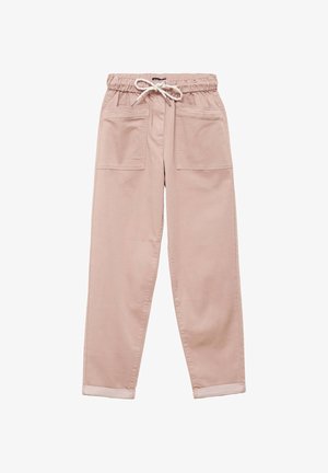 Breal, FLOCKIGE MIT KORDELZUG - Pantalon classique - taupe