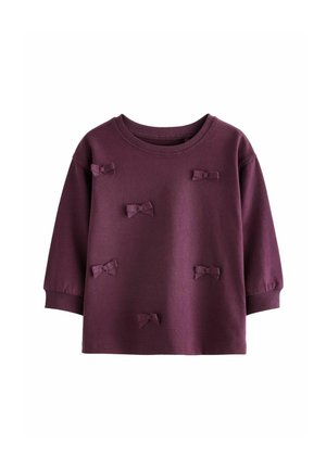 APPLIQUÉ BOW - REGULAR FIT - Langærmet T-shirt - purple
