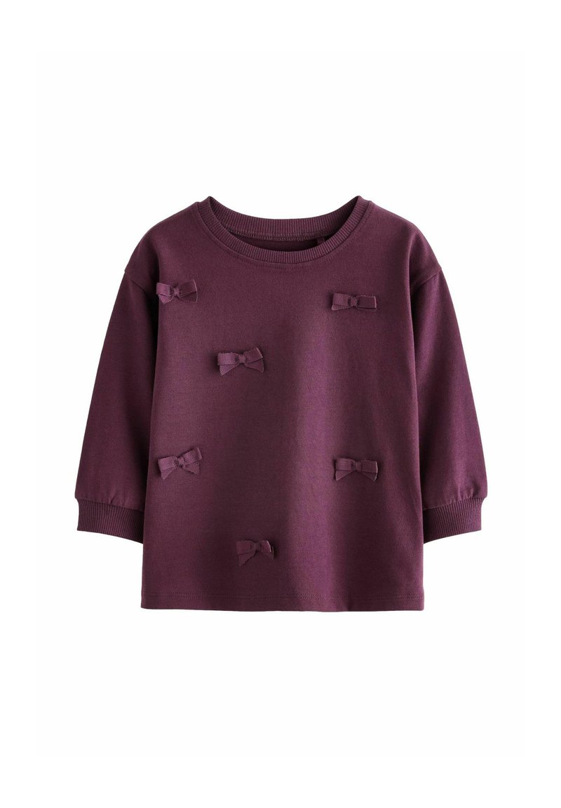 Next APPLIQUÉ BOW - REGULAR FIT - Langærmet T-shirt - purple