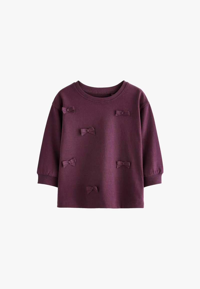 Next APPLIQUÉ BOW - REGULAR FIT - Långärmad tröja - purple