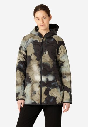 QUILTED - Abrigo de invierno - moss print
