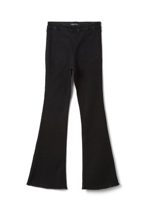 OVS, FLARED JEGGINGS - Vaqueros bootcut - black