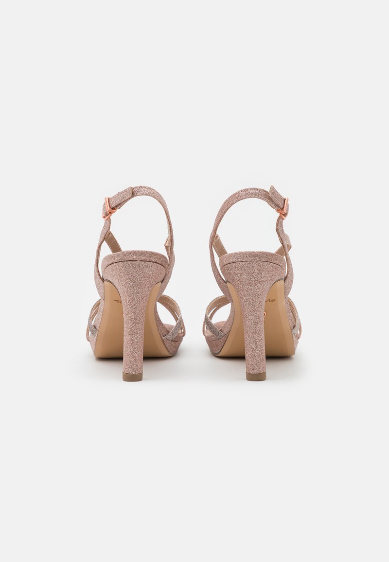 Damen Pumps | Tamaris Riemensandalette rose glam/roségoldfarben - VC40728 Damen Pumps | Tamaris Riemensandalette rose glam/roségoldfarben - VC40728