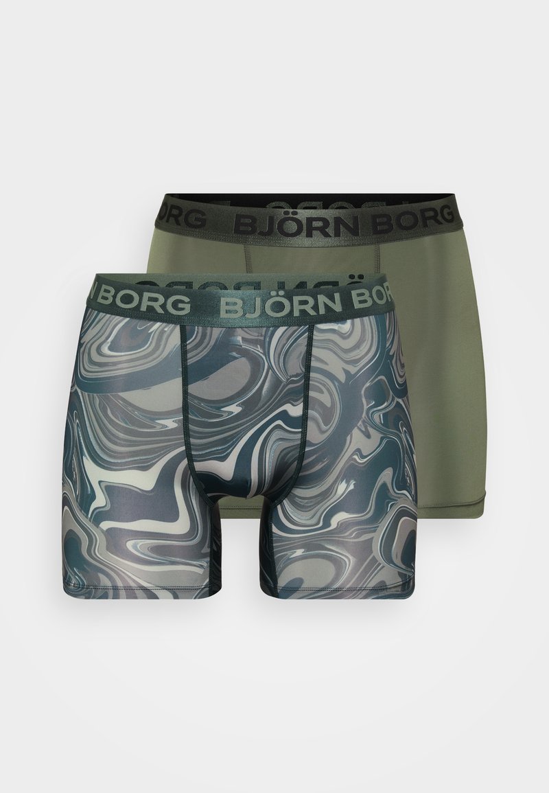 Boxer Homme Björn Borg - Élastique Confortable - Absorption D'humidité - Ceinture Emblématique - Lot De 3