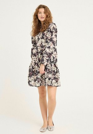 A-VIEW, GRETE DRESS - Day dress - black off white