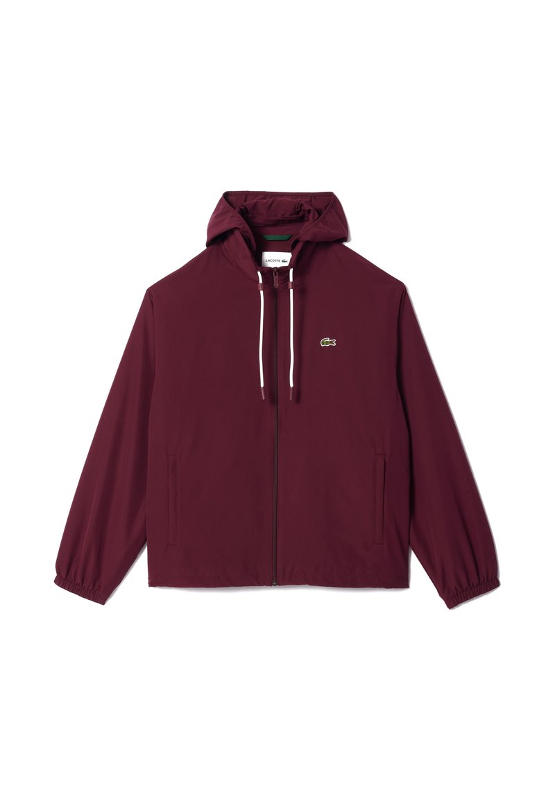 Lacoste Outdoorjas bordeauxrood Lacoste Outdoorjas bordeauxrood