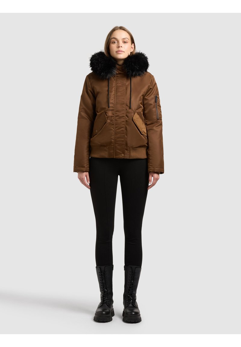 khujo TYLA - Zimska jakna - copper brown
