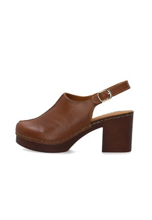 VENEZIA, HIGH HEELED SANDALS - Pumps - brown