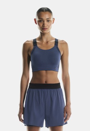 PERFORMANCE FLEX - Vidutiniškai krūtinę prilaikanti sportinė liemenėlė - acai   navy