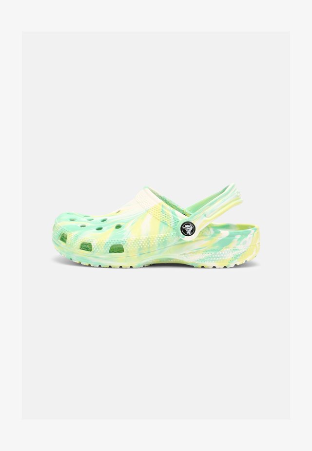CLASSIC MARBLED UNISEX - Clogs - pistachio/multi
