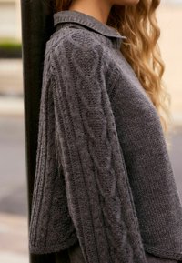 Next LAYER CABLE  - Džemper - grey charcoal