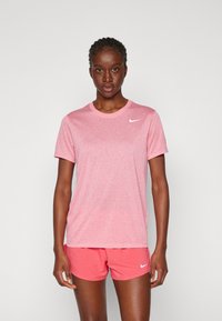 Nike Performance TEE - T-shirt desportiva - aster pink/heather