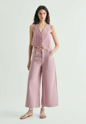 STUDS - Vaqueros boyfriend - light pink