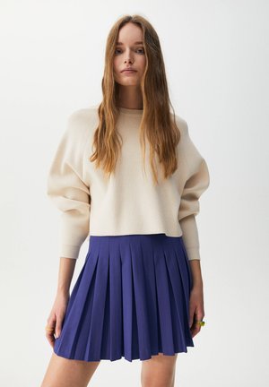 Svetr - mottled beige