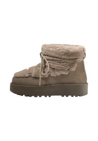 LACE-UP  - Stivali da neve  - light brown