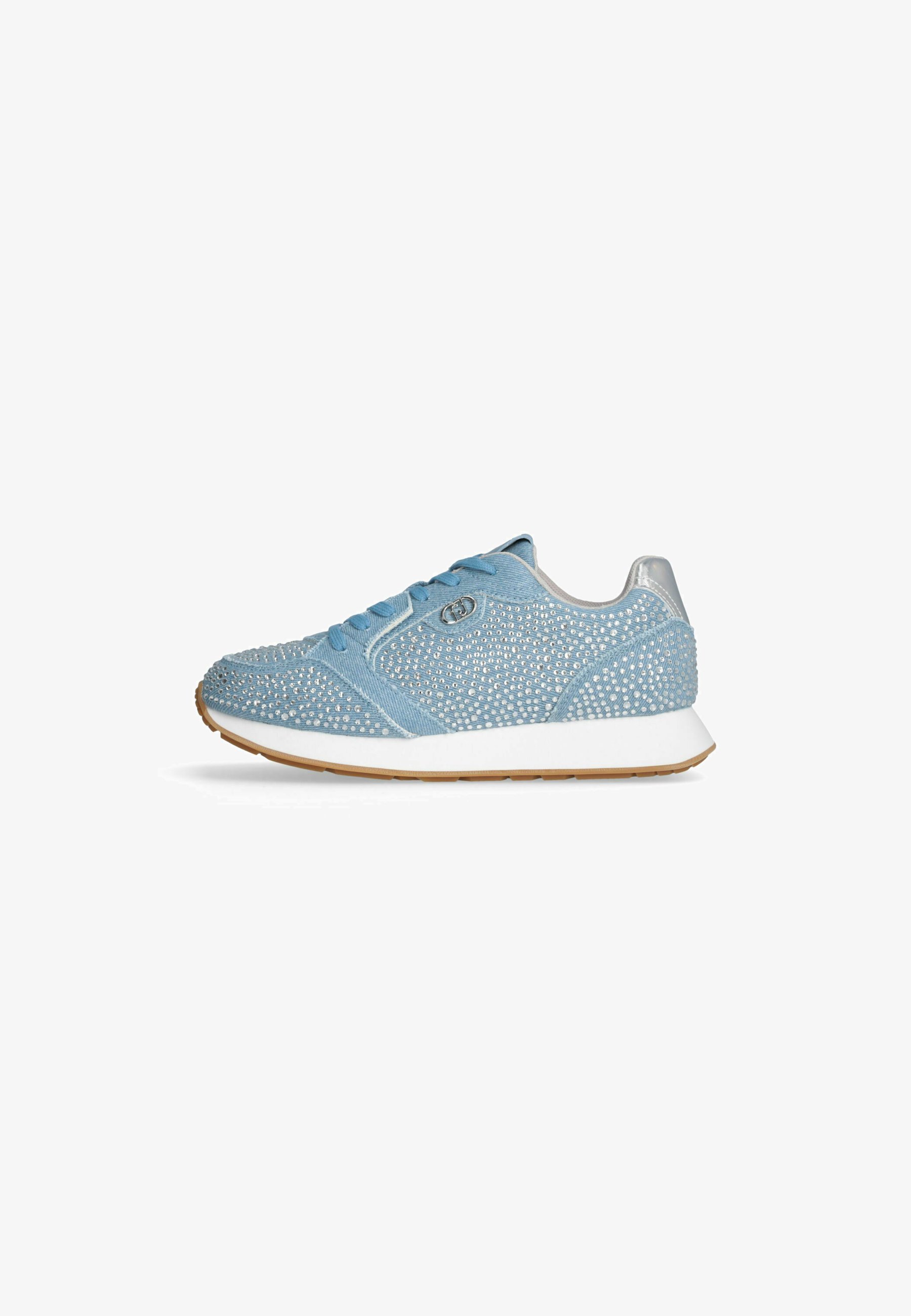 LIU JO WITH ALL-OVER RHINESTONES Sneakers basse blue/blu Zalando