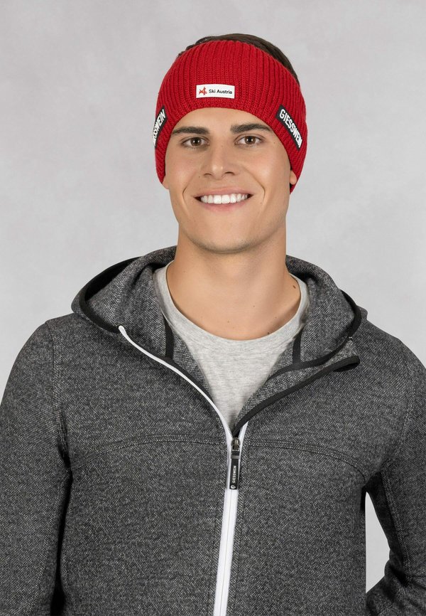SKI AUSTRIA HEADBAND FLACHAU - Ohrenwärmer - flammenrot