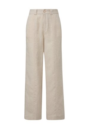 s.Oliver REGULAR WEITEM BEIN - Stoffhose - beige