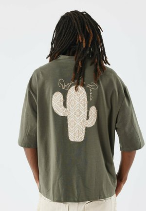 CACTUS - Camisa - olive foncé