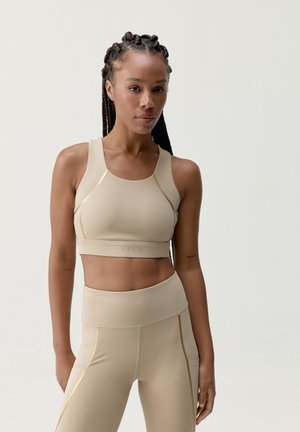 Sport-BH med medium stöd - beige