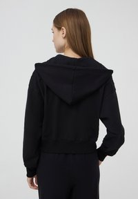 Terranova CON CAPPUCCIO - Felpa con zip - nero