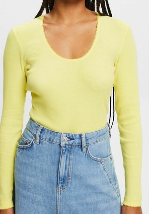 Langarmshirt - yellow