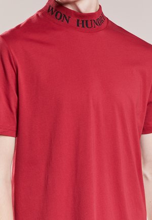 T-shirt con stampa - dark red