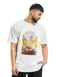 Upscale by Mister Tee PRAY PAINTING - Apdrukāts T-krekls - white