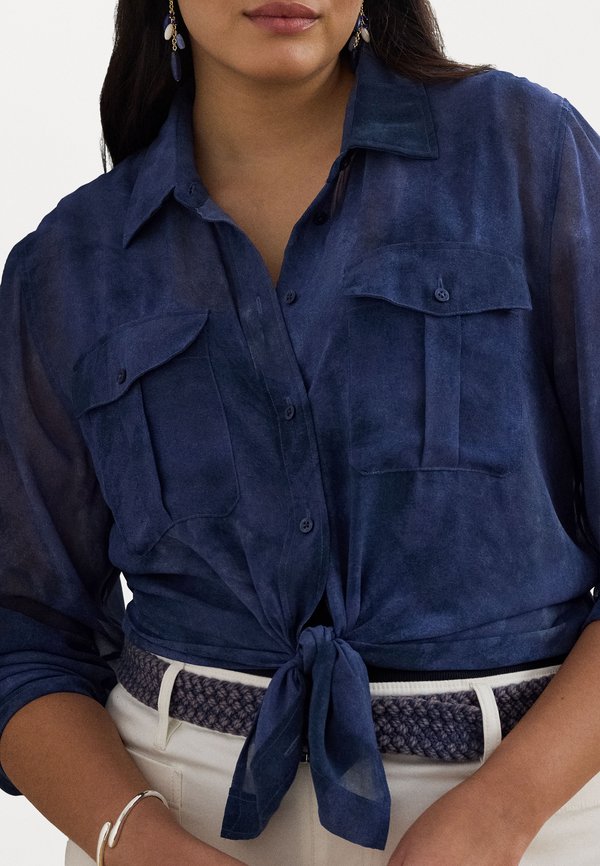 CLASSIC FIT PRINT CHIFFON SHIRT - Button-down blouse4