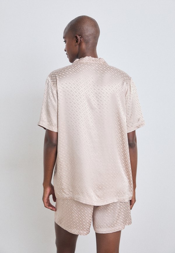 MONOGRAM SHORT SET - Pyjama set - light beige4