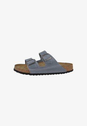 Birkenstock, SCHUHE ARIZONA SFB NUBUKLEDER GEÖLT WEICHBETTUNG NORMAL UNISEX - Pantolette flach - elemental blue