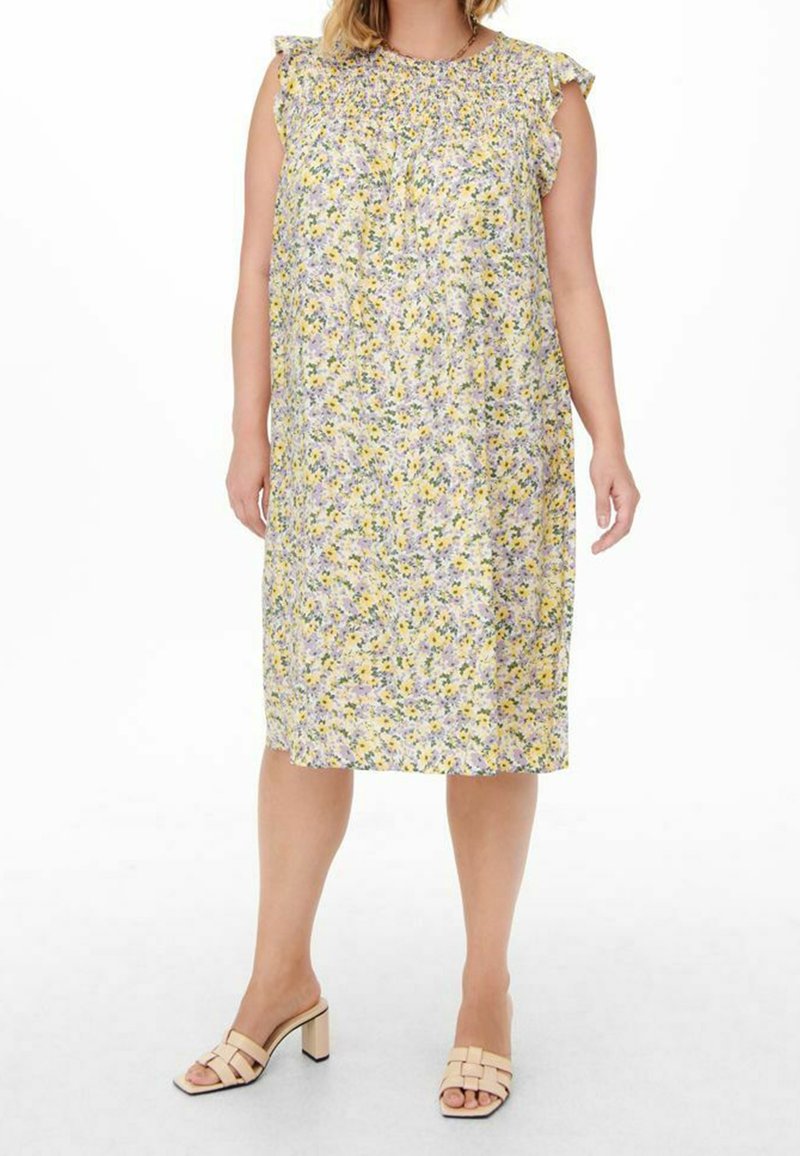 ONLY Carmakoma Vardagsklänning - yellow