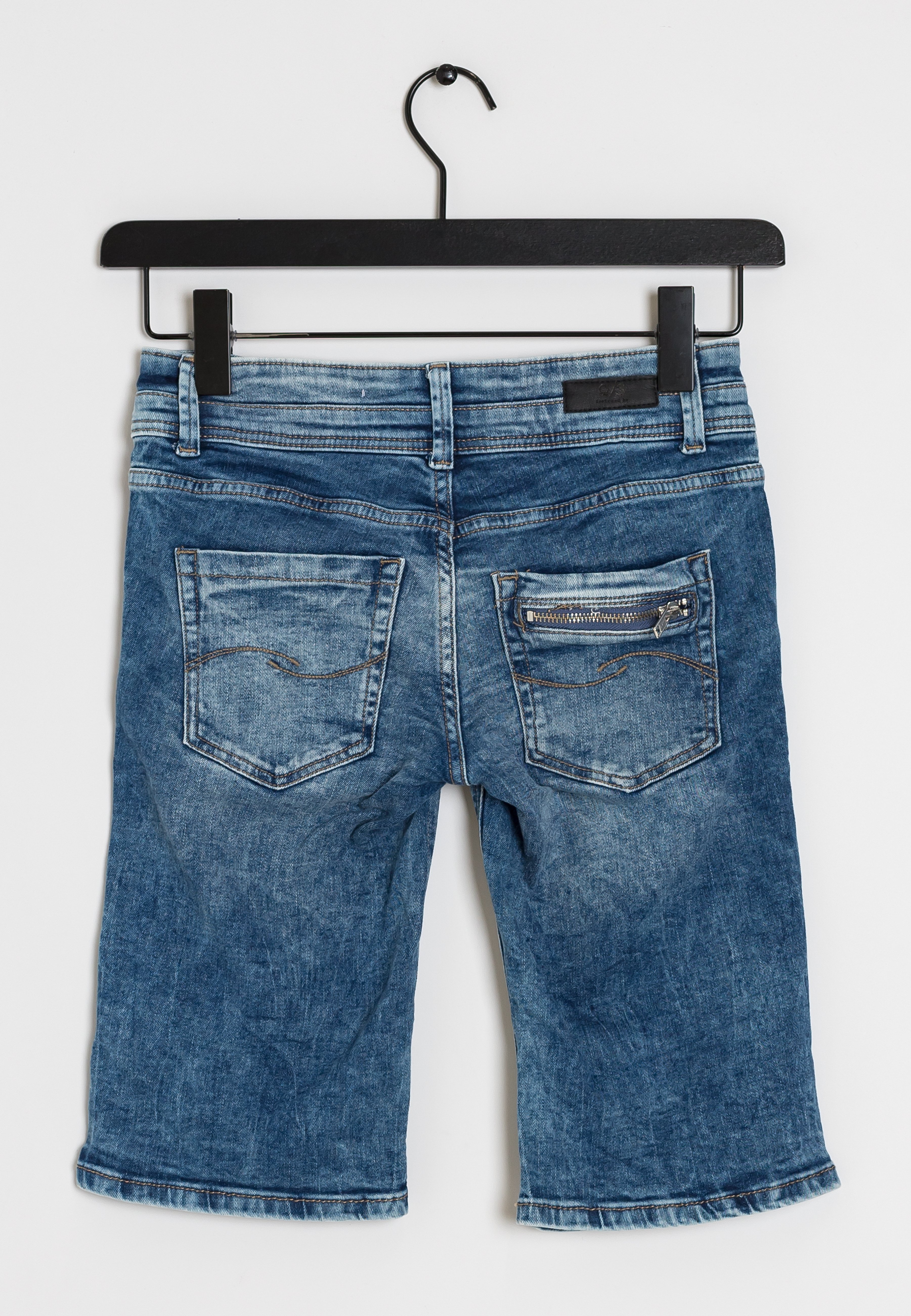 QS by s.Oliver Shorts di jeans - beige/blu denim - Zalando.it