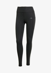 adidas Performance OPTIME 3-STRIPES FULL LENGTH - Leggings - black ...