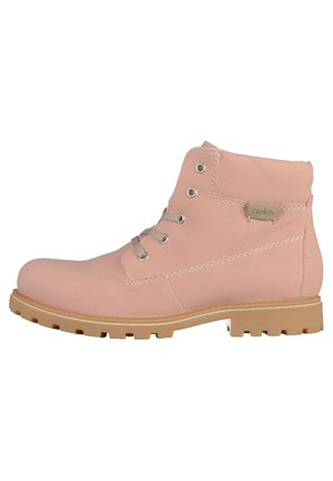 Schnürstiefelette - rose