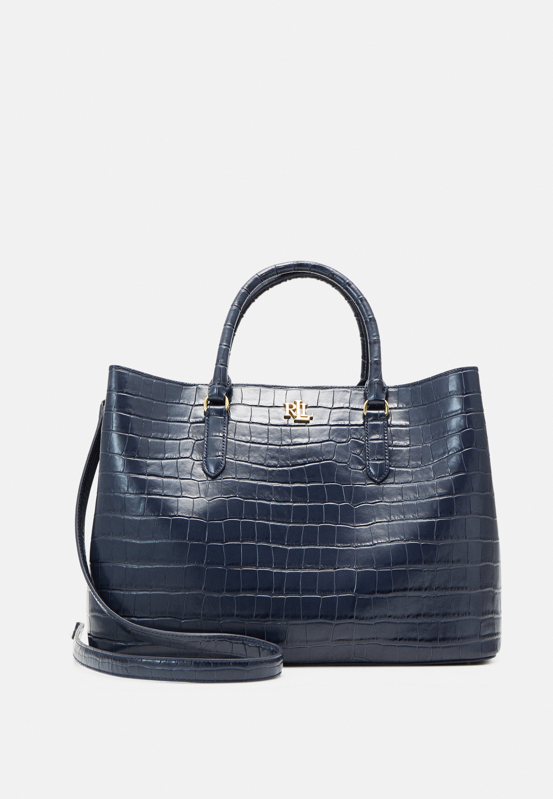 Lauren Ralph Lauren MARCY SATCHEL LARGE - Shopping Bag - refined  