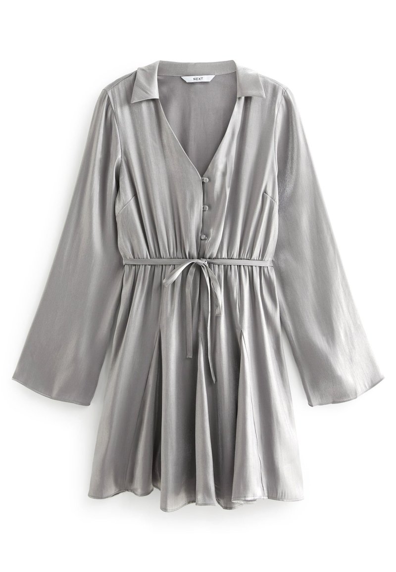 Next Blousejurk zilverkleurig Next Blousejurk zilverkleurig