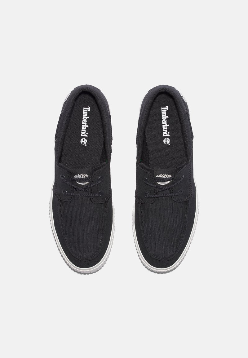 Timberland MYLO BAY - Boat shoes - black canvas