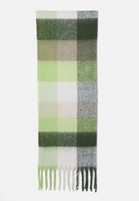 Sjal - green/white