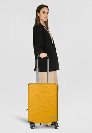 FRANKY, DALLAS 3.0 4 ROLLEN TROLLEY S 55 CM UNISEX - Wheeled suitcase - yellow