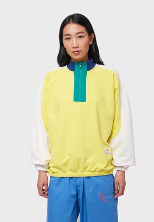 COLOR BLOCK - Collegepaita - yellow