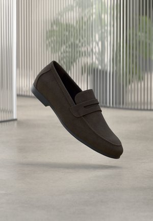 Smart slip-ons - dark brown