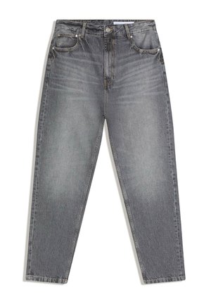 Bershka LOOSE - Laza szabású farmerek - mottled dark grey