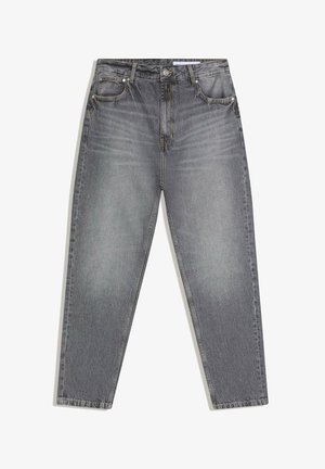 Bershka LOOSE - Laza szabású farmerek - mottled dark grey